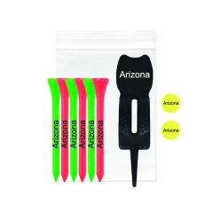 Polybag 6 Tees 2 Ball Markers 1 Ergo Green Divot Tool
