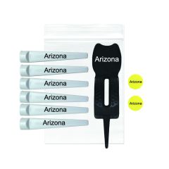 Wedge Golf Tees 2 Ball Markers Ergo Tool in Polybag