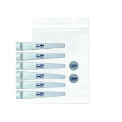 6 Wedge Golf Tees 2 Ball Markers in Polybag