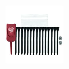 Polybag 15 Tees 2 Ball Marker 1 Ergo Green Divot Tool