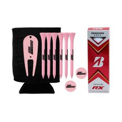 Can Insulator with Bridgestone Tour BRX Golf Balls & Tees