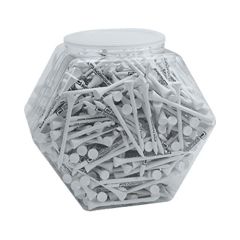Golf Tees in Clear Display Bowl