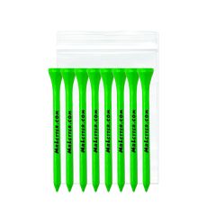 8 Golf Tees in Clear Polybag