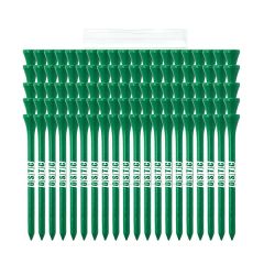 100 Custom Printed Golf Tees in Clear Polybag
