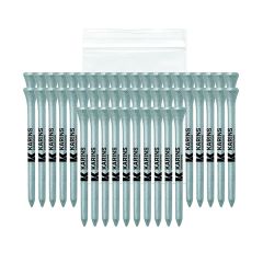 50 Custom Printed Golf Tees in Clear Polybag